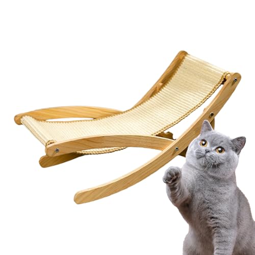 Yulokdwi Katzenstuhl - Verstellbare Katzenliege - Klappbare Möbel Für Haustiere Platzsparendes Bett Für Reise Tierarzt Wohnzimmer Balkon Outdoor Raum von Yulokdwi